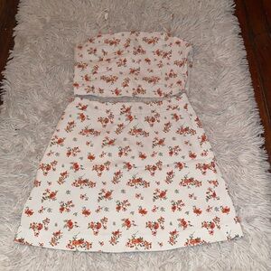Forever 21 Floral Skirt Set